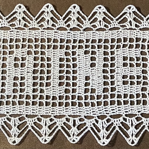 Heirloom Name Doily (standard lace)