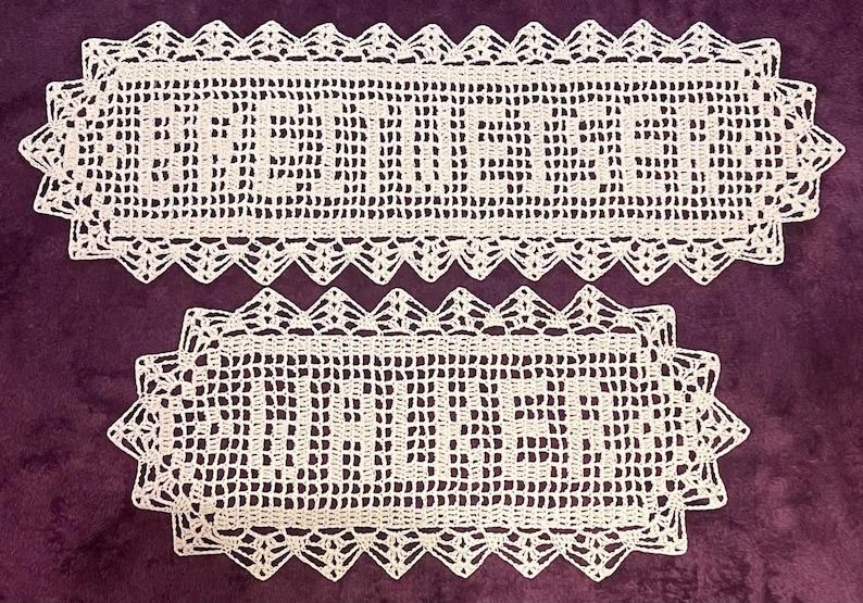 Heirloom Name Doily (standard lace)