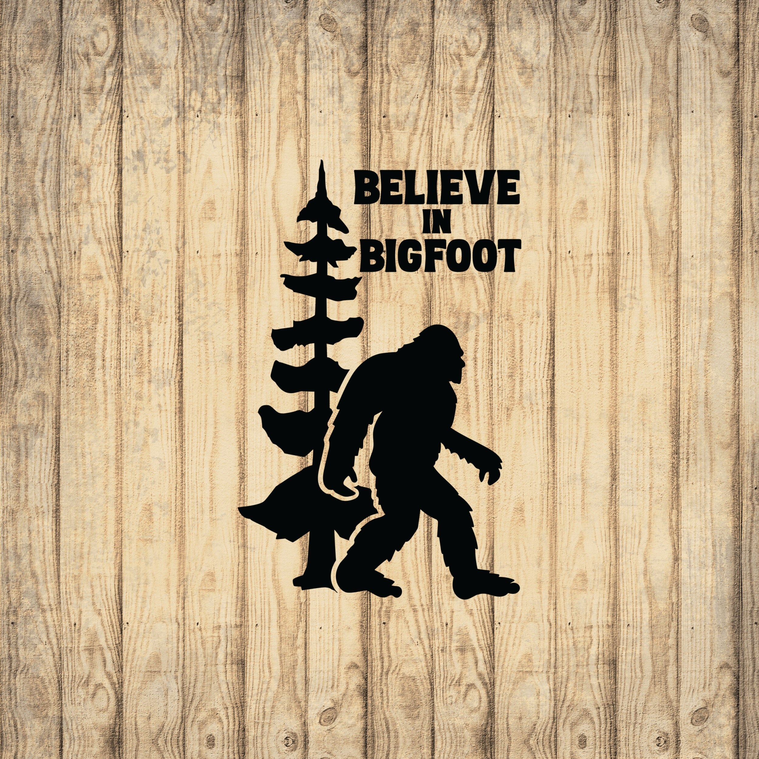Believe In Bigfoot Decal Bigfoot Car Decal Sasquatch Window Etsy