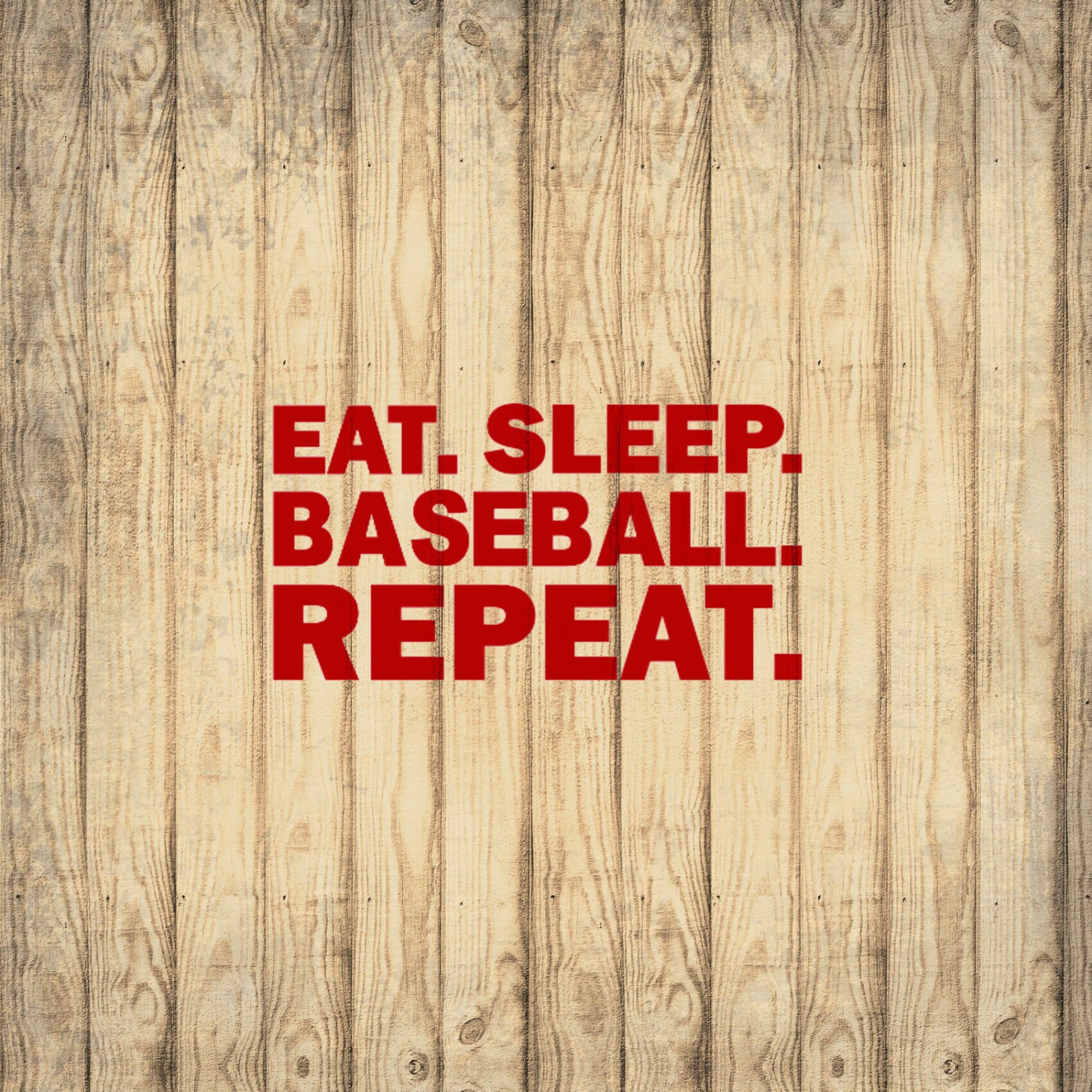 Eat. Sleep. Baseball. Repeat. Decal / Sticker Baseball Life | Etsy