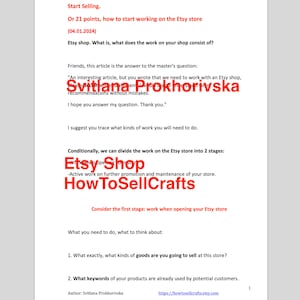 How to set up an Etsy shop - 21 point