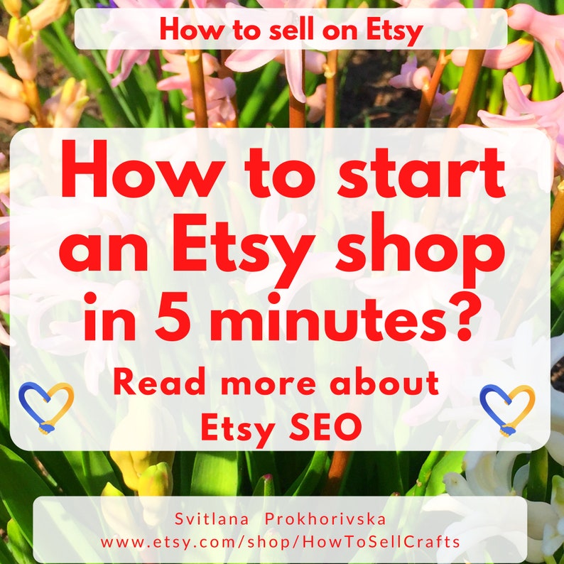 Sell on Etsy. How to Start an Etsy Shop Free 40 Listings and Etsy