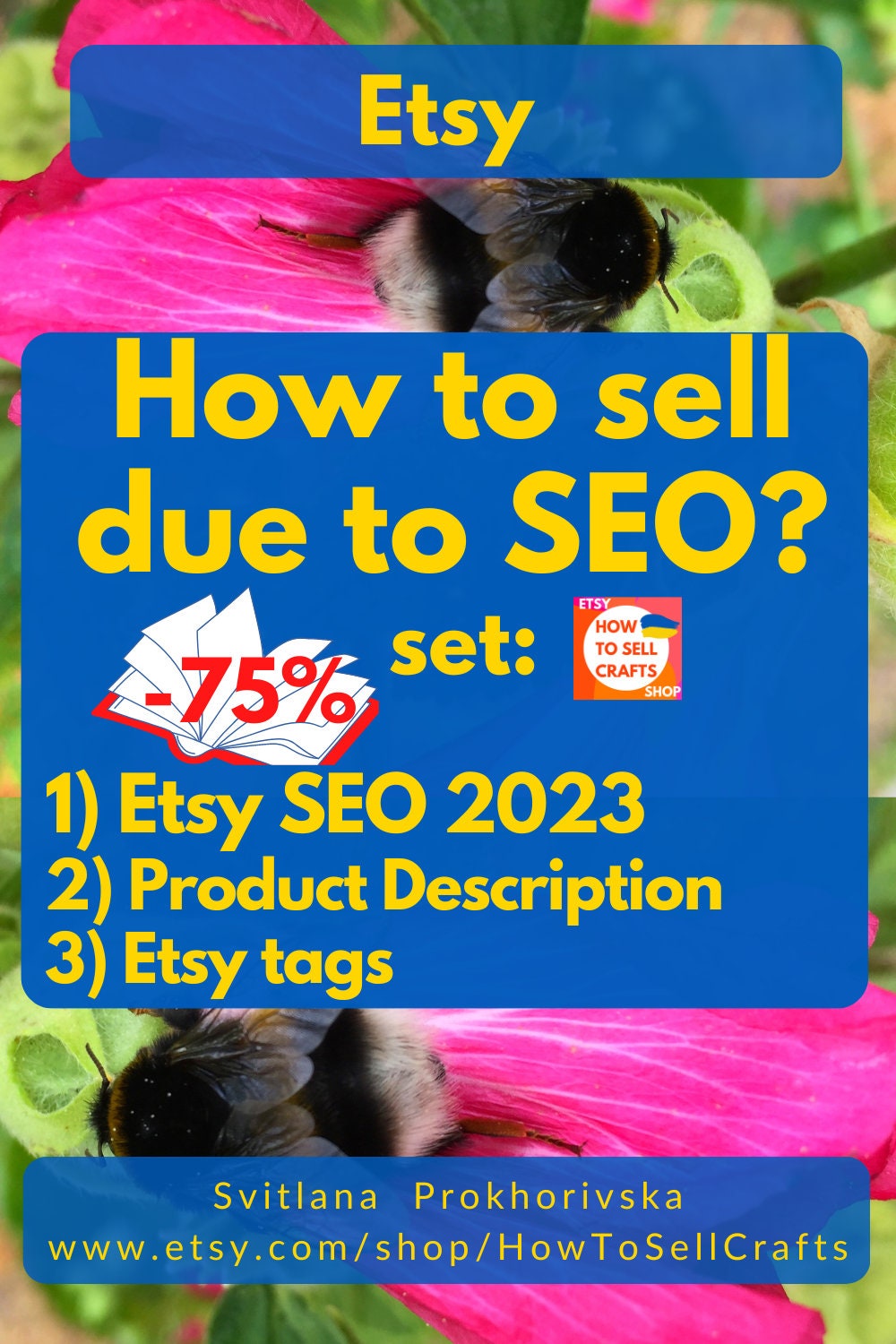 How to Sell on Etsy Due to Etsy SEO 2023. Read 3 Ebooks About How to Do