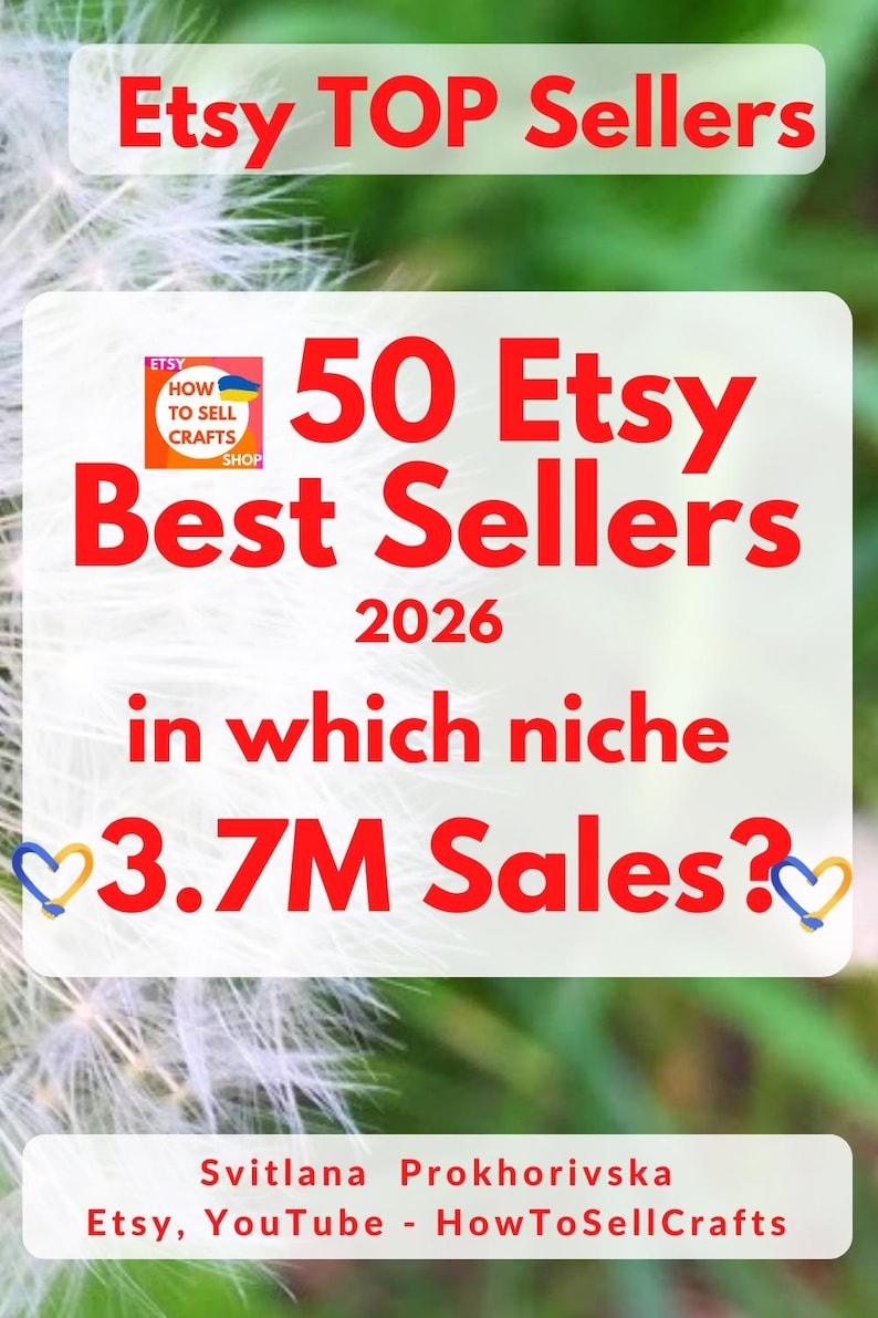 Best selling items, best sellers, top sellers on Etsy 2026