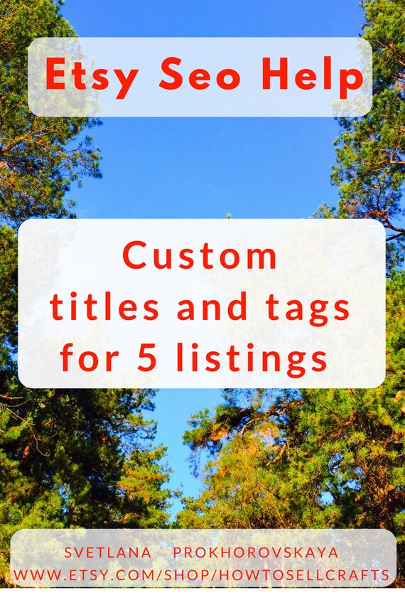 Etsy Tags Custom Etsy Tags Etsy Tagging Titles and Tags Seo Etsy