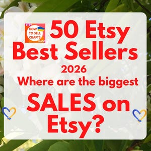 Best selling items, best sellers, top sellers on Etsy 2026