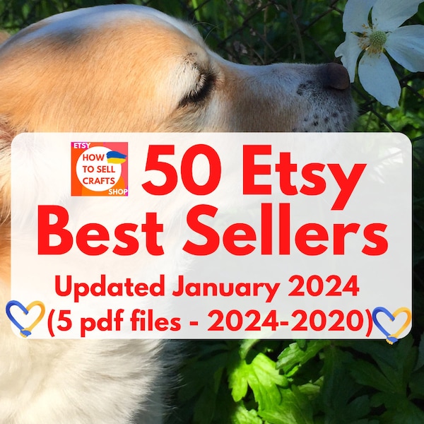 Best sellers. 50 Etsy TOP sellers 2024. Best selling items 2024 - 2020 on Etsy 5 PDF files in the set. Etsy Best sellers 2024