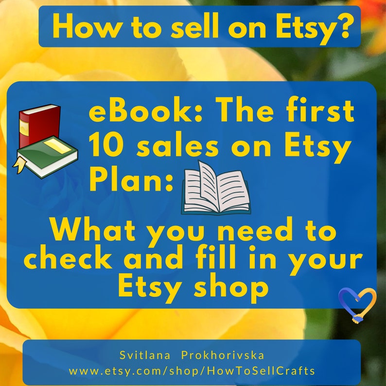 Etsy selling. Sell on Etsy, 2 eBook sets. eBook Plan about how to work on Etsy shop