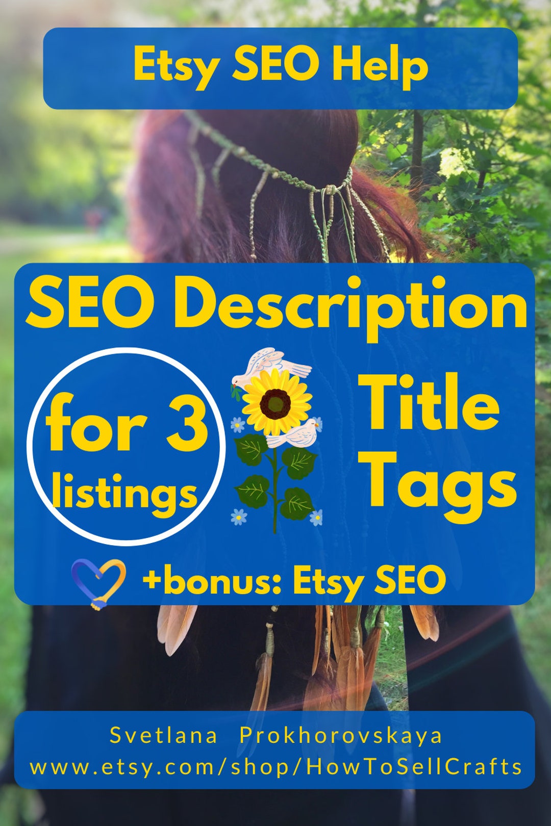 SEO Service, Etsy SEO, SEO Help. Etsy Tags, Etsy Title, Etsy Descriptions for 3 Listings Etsy