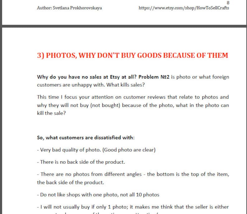 How to sell on Etsy? Fix your mistakes to sell on Etsy. Read eBook 92 mistakes on Etsy. Etsy seller guide, seller handbook, seller tips