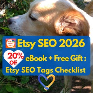 Sell on Etsy with 2 SEO eBooks for Beginners 2026 (PDF Guide + Gift Keywords Checklist)