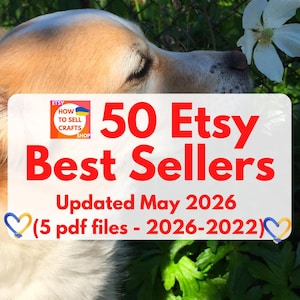 Best selling items, best sellers, top sellers on Etsy 2026