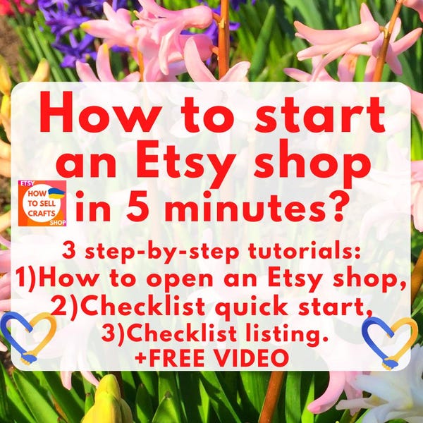Sell on Etsy. How to start an Etsy shop 3 tutorials. How to sell on Etsy 2026? Read How to sell on Etsy guide for beginners + VIDEO tutorial