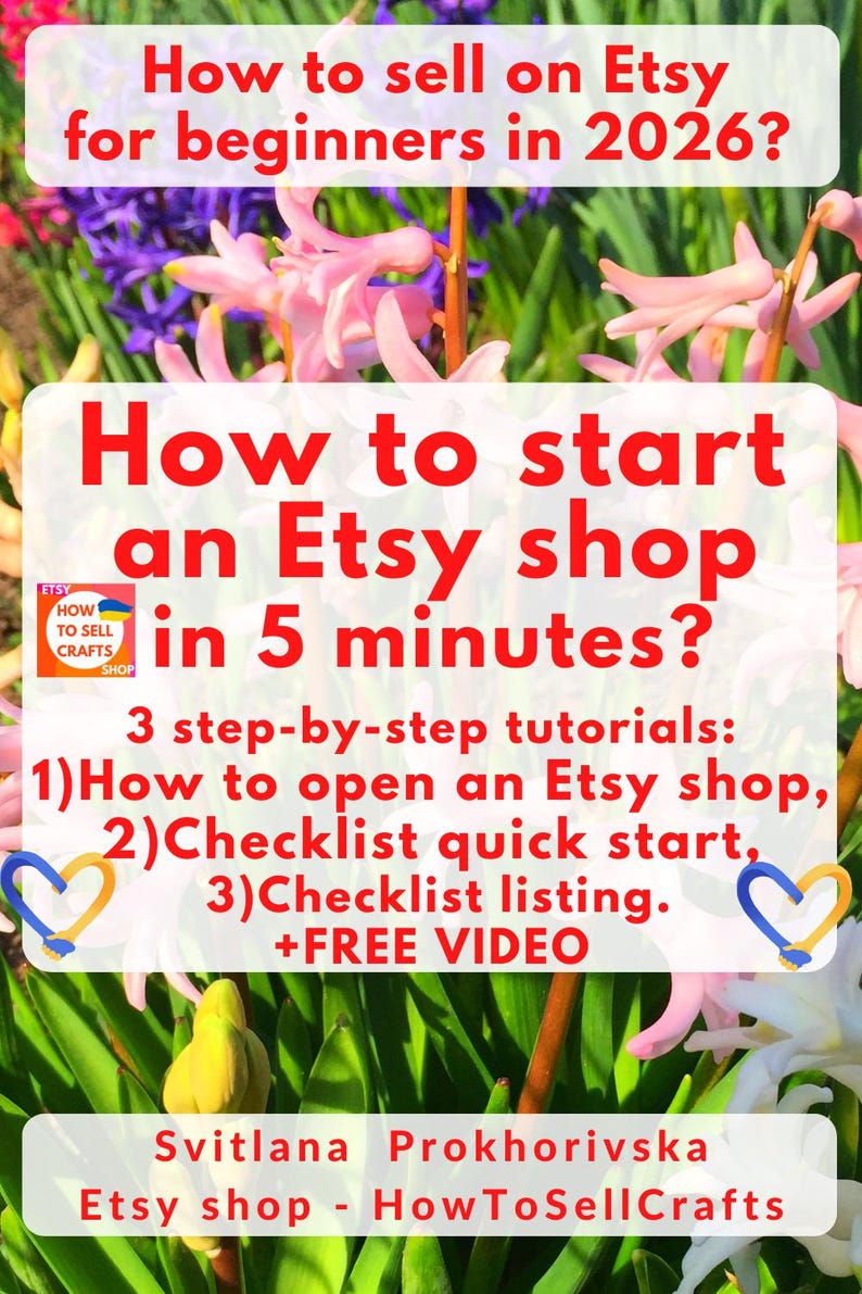How to start an Etsy shop 2026