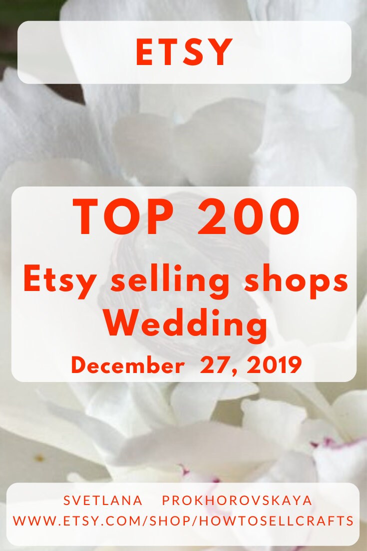 Best sellers Top sellers Etsy Wedding 2021 Etsy