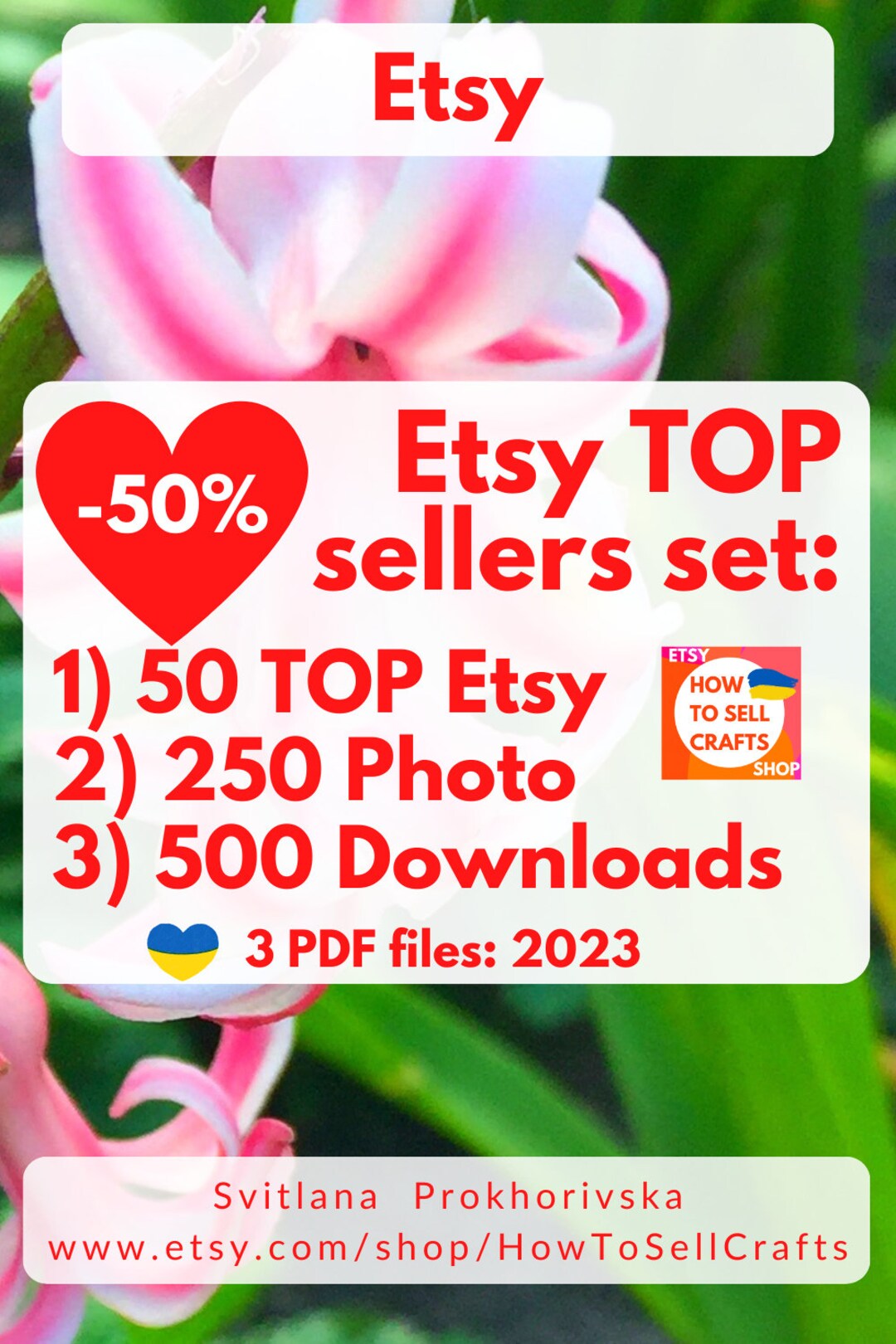 Etsy Top Sellers Etsy Best Sellers Set of 3 PDF Files 50 Etsy Etsy