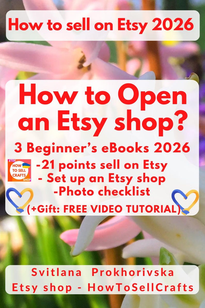 How to open an Etsy shop 2026