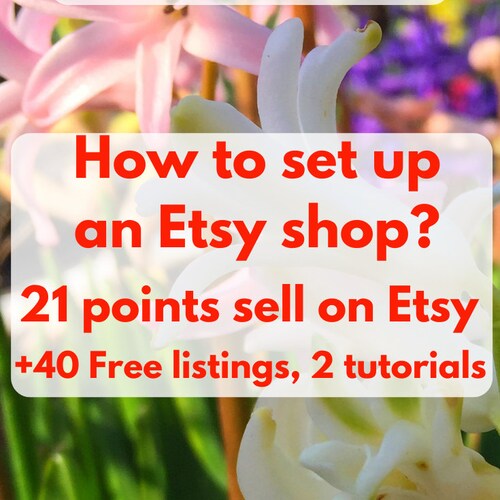 Sell on Etsy How to Set up an Etsy Shop 21 Points in 2022 Etsy