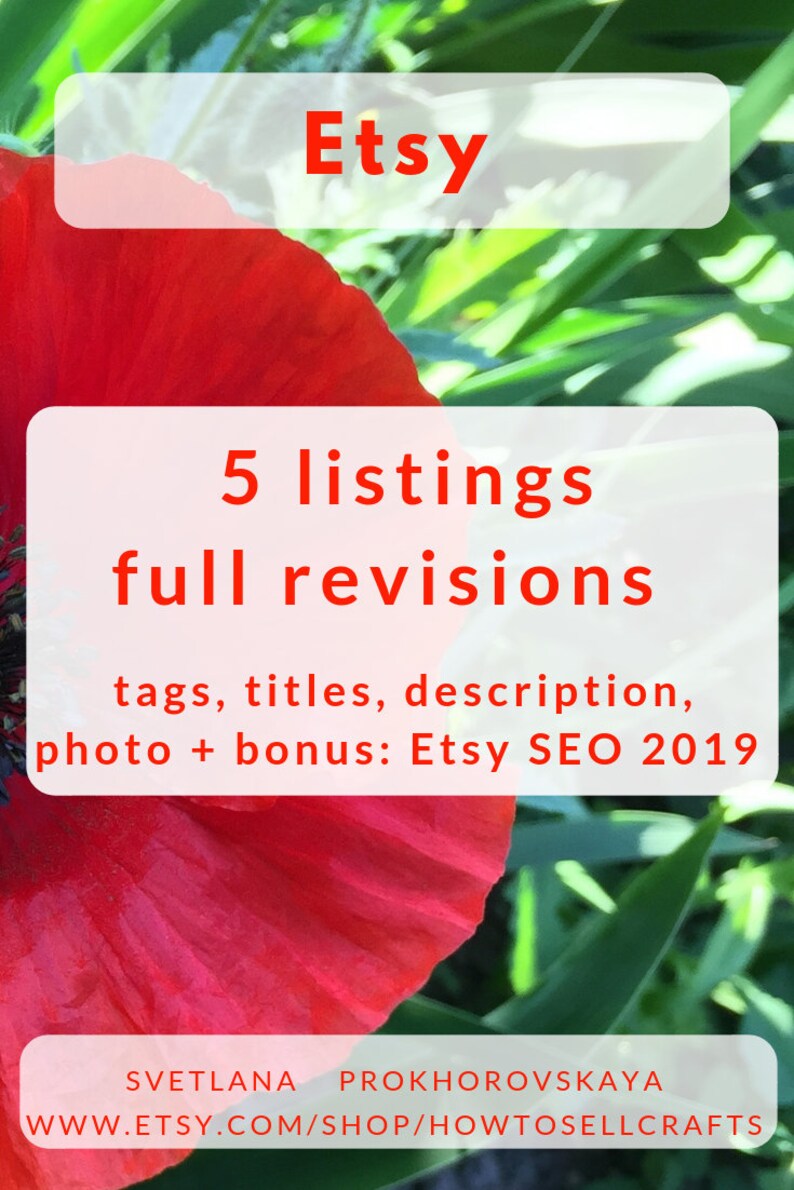 Tag revision Writing service Description help Etsy tags Etsy