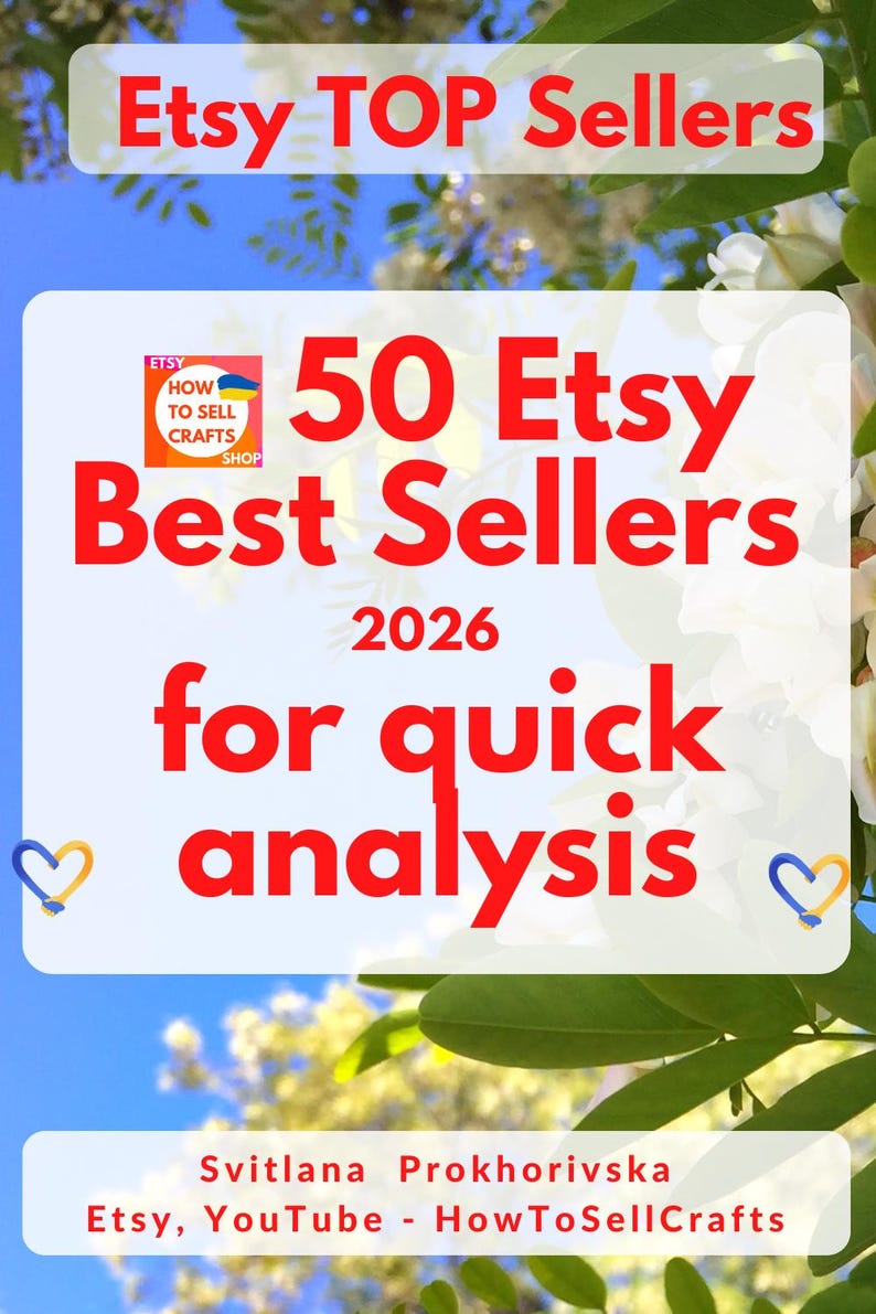 Best selling items, best sellers, top sellers on Etsy 2026