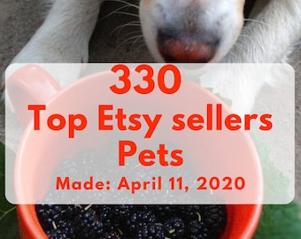 Top Etsy-verkopers. 330 Etsy best verkopende winkels Huisdieren