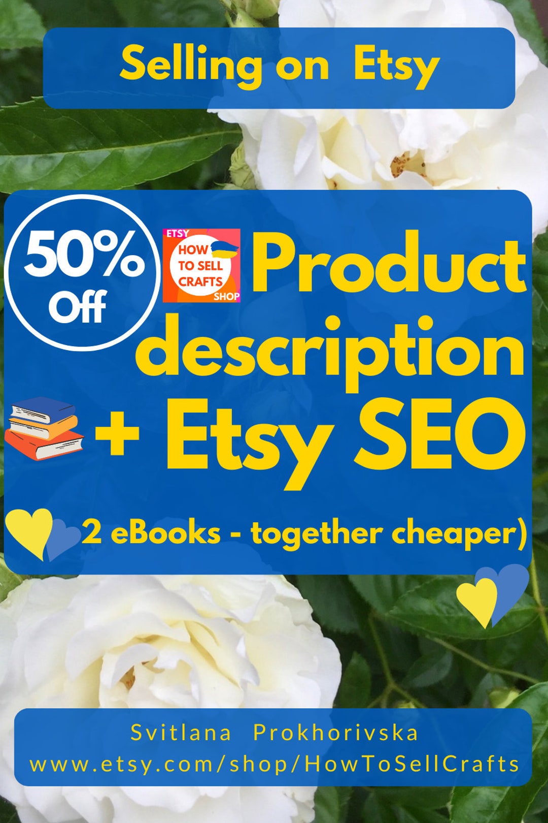 Etsy SEO 2023, Etsy Description. 2 Ebooks Set Etsy