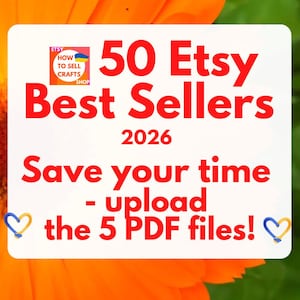 Best selling items, best sellers, top sellers on Etsy 2026