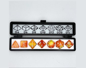 Dice Box Dungeons and Dragons tabletop game RPG tray d20 dnd master critical npc roleplaying campaign storage organized custom gamer roll