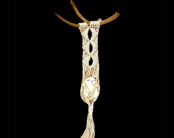 Antler Macrame Plant Hanger wall houseplant pot boho deer earthy garden home decor holder indoor bohemian gift cottagecore mother birthday