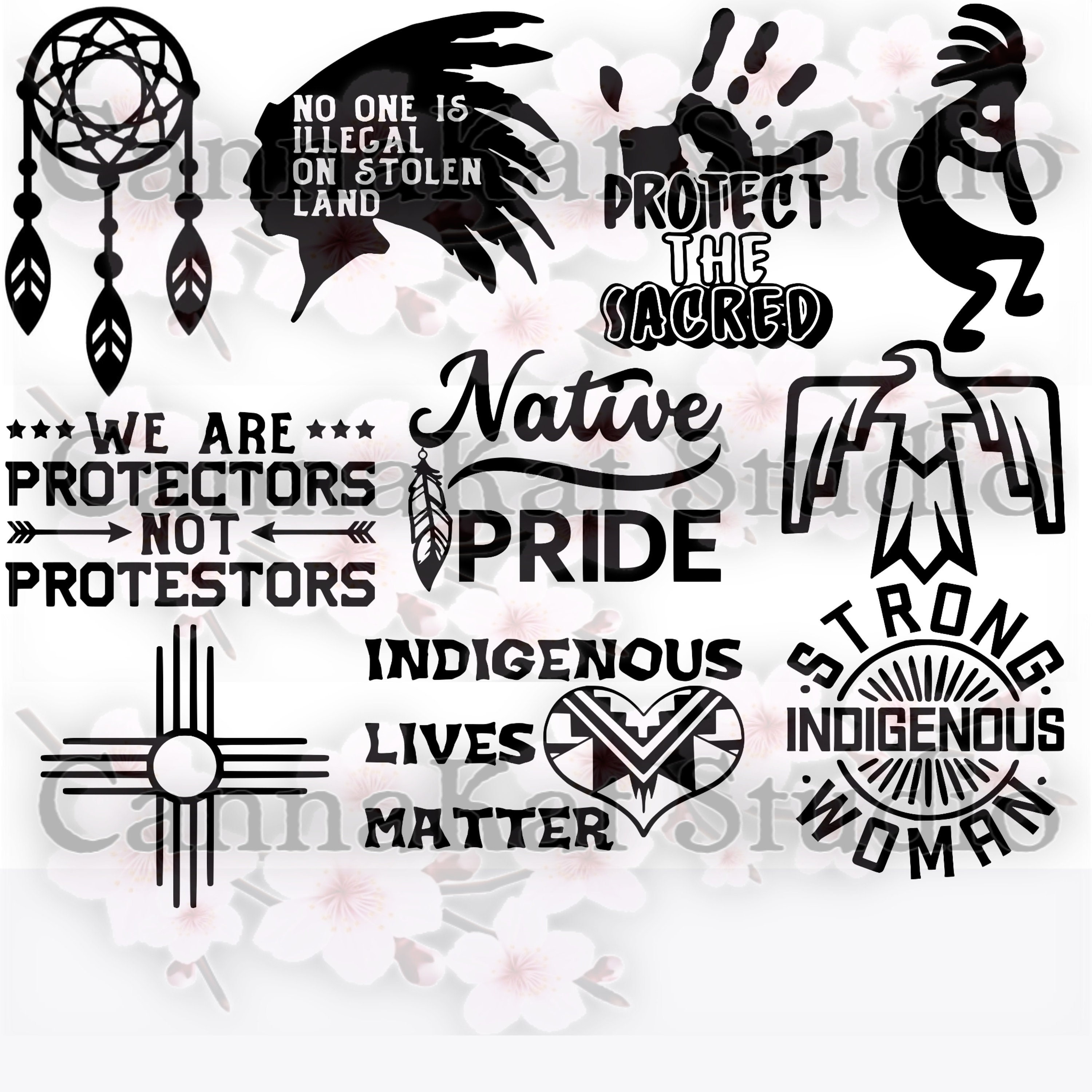Download 10 Native American Digital Files Svg Png Jpeg Indigenous Etsy