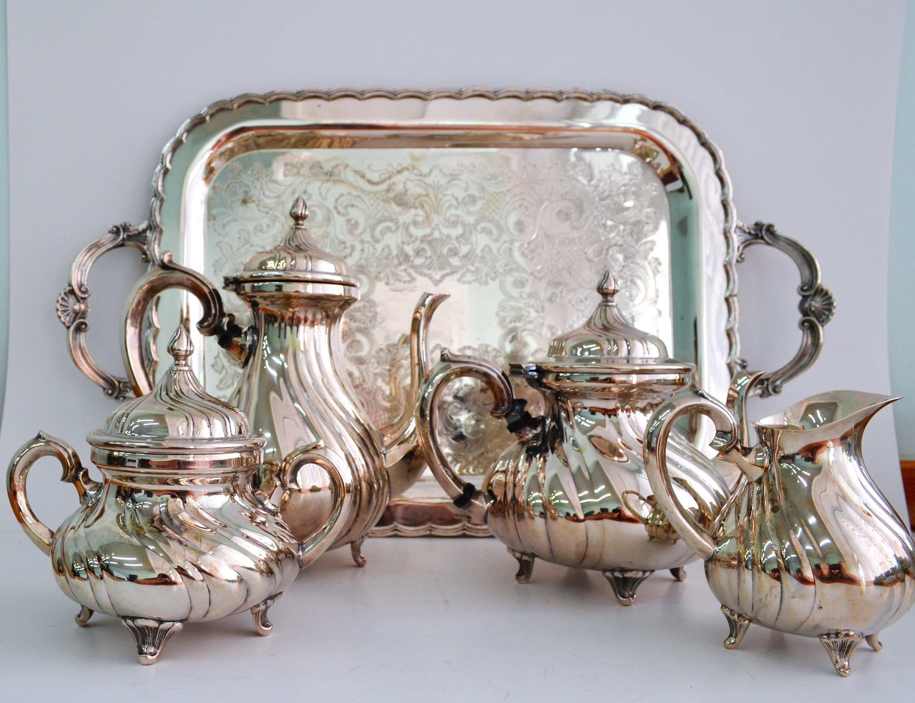 Birks】ティーポット 【シルバープレート】Regency Plate 工芸品