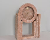 Empire Art Products Coral Manel Clock. Vintage from the 1980s. Made in Florida, USA.