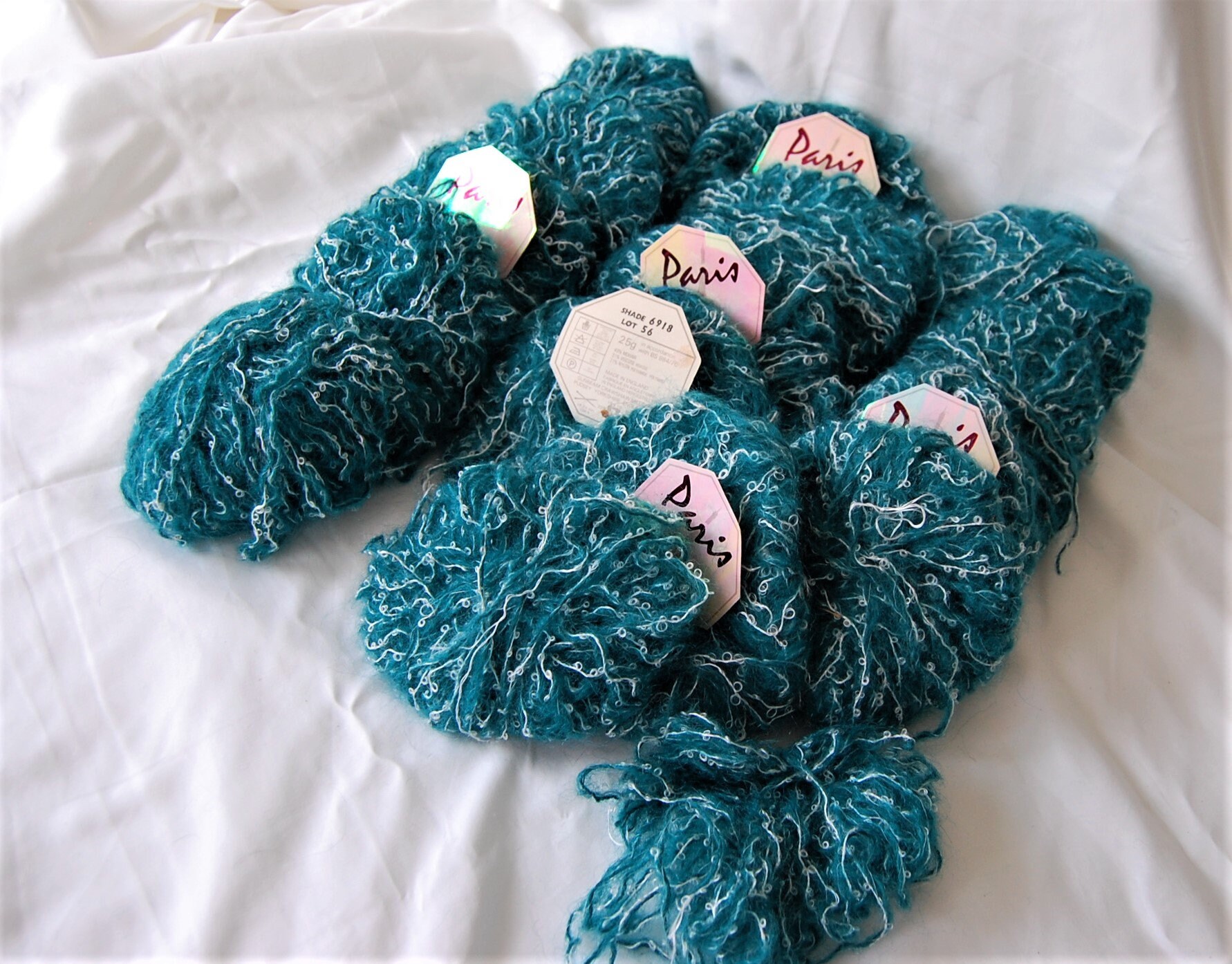 Sunbeam Paris Mohair Yarn. Vintage. Lot of 15 Skeins 350 Etsy UK