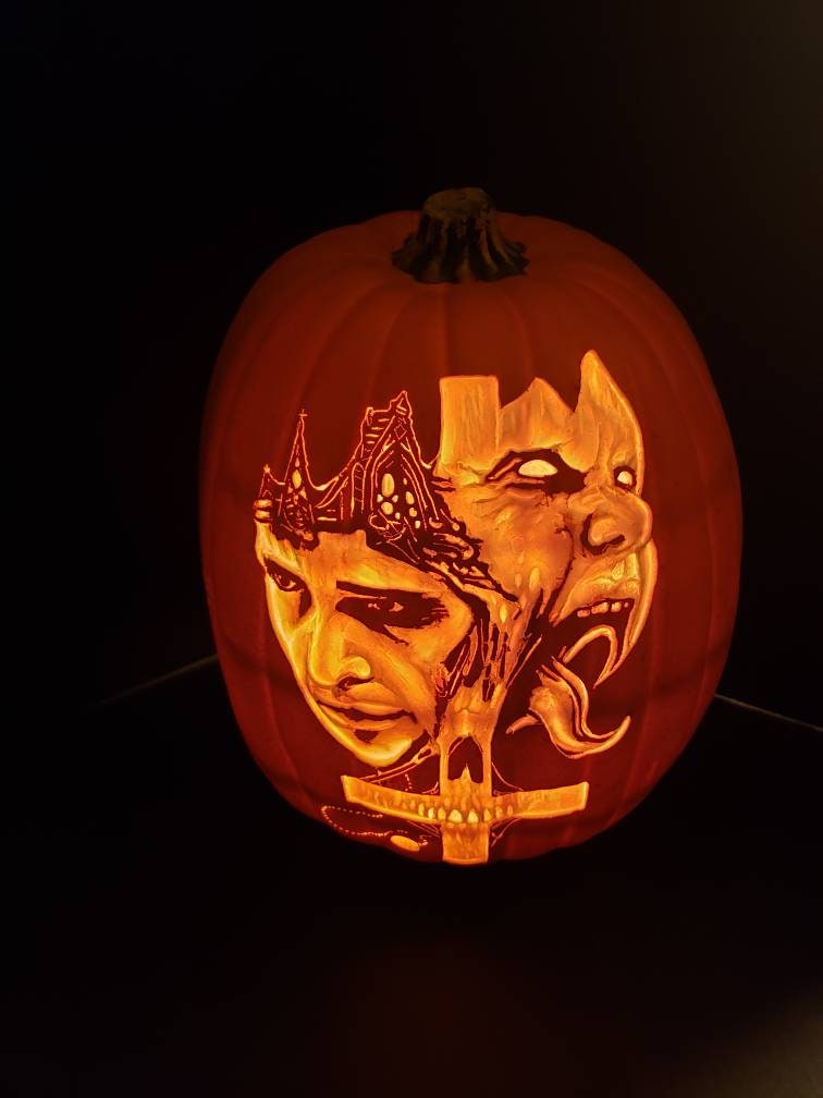 Voldemort Pumpkin Stencil