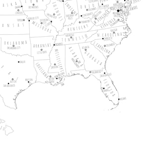 US Map Wall Art PRINTABLE United States Map Print Black And White Map Il 300x300.2661867860 Ahln 