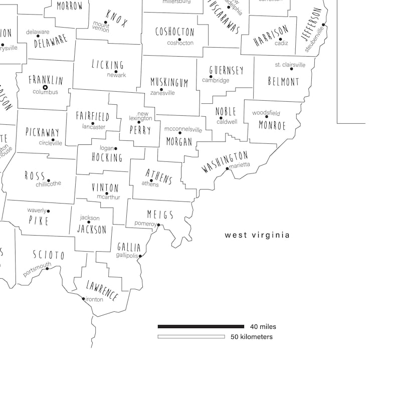 ohio-map-art-printable-ohio-county-map-oh-ohio-state-map-etsy-canada