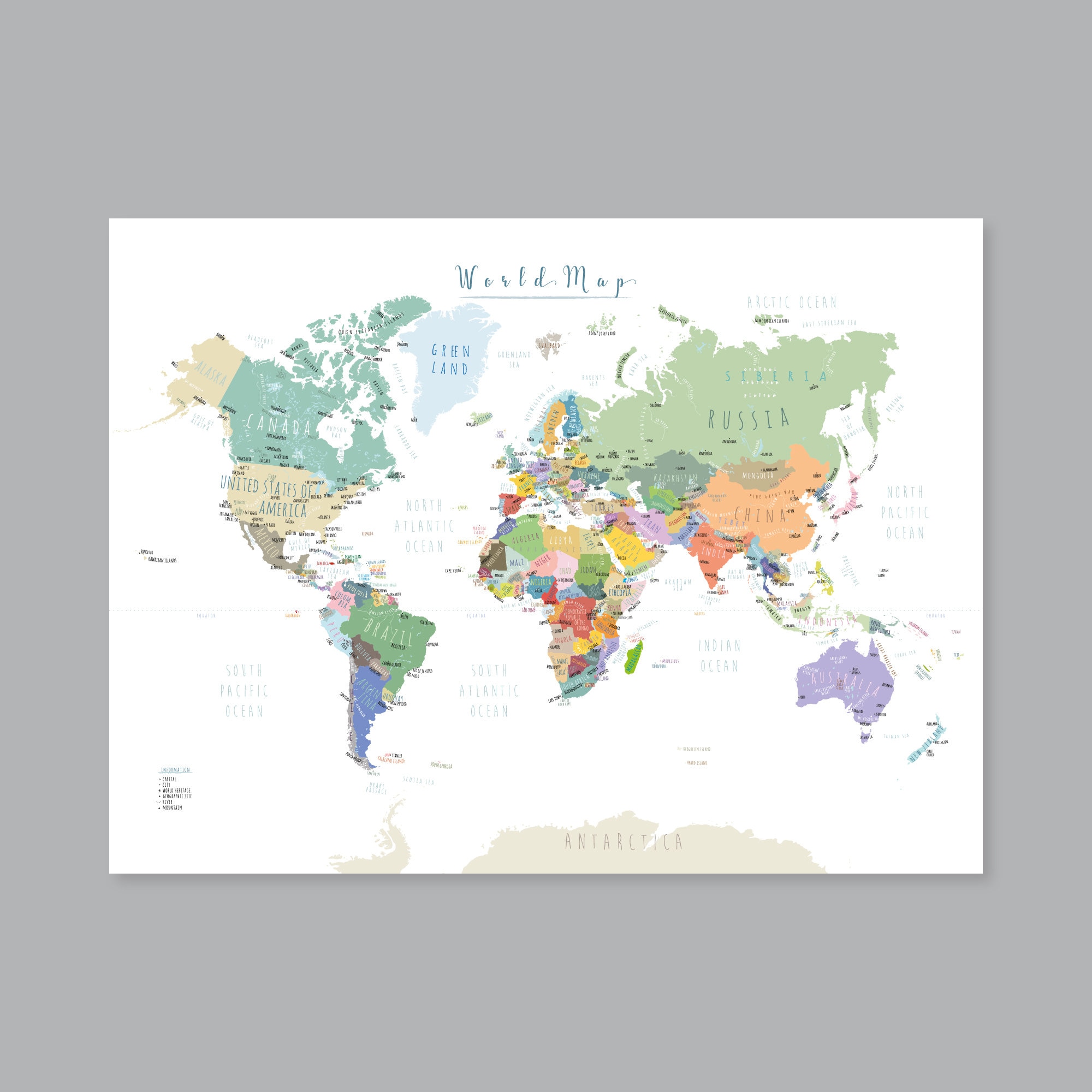 魅惑の 世界地図で貴方の 内なる 欲望を 煽り立てる 旅立ち