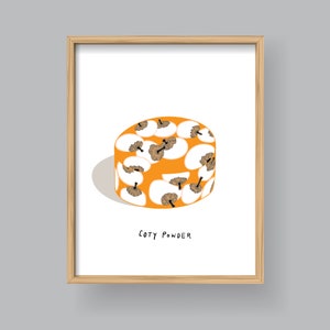 Coty Powder Box, PRINTABLE Coty Powder wall art Modern home decor wall art (#P407)