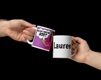 Real Housewives of Atlanta - Sheree Whitfield - "Who Gon' Check Me Boo" Inspired Customized Coffee Mug - 11/15/20 Oz Sizes