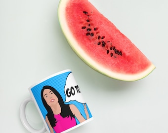 The Real Housewives Of New York Bethenny Frankel Inspired "Go to sleep!" Customized Coffee Mug Gift - 11/15/20 ounce sizes