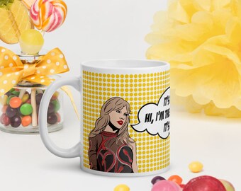 Tay Swift "Anti-Hero - "It's me. Hi, I'm the problem. It's me." Inspired Customized Coffee Mug - 11, 15 and 20 Ounce Mug Options Available