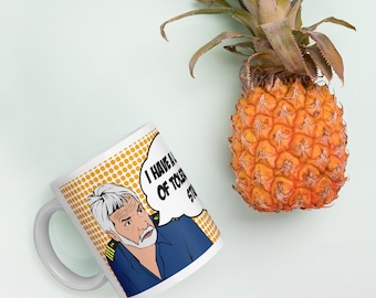 Below Deck, Captain Lee Inspired "I have a low level of tolerance for stupid" Personalized Coffee Mug - 11/15/20 Oz Sizes