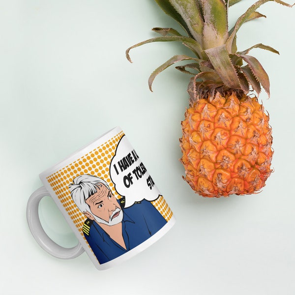 Below Deck, Captain Lee Inspired "I have a low tolerance for stupid" Personalized Coffee Mug - 11/15/20 Oz Sizes