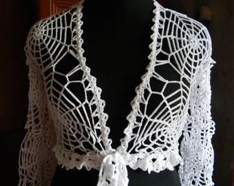 Halloween costume adult Spider web top Halloween costume women Gothic party crochet exclusive work clothes web Gossamer net spider