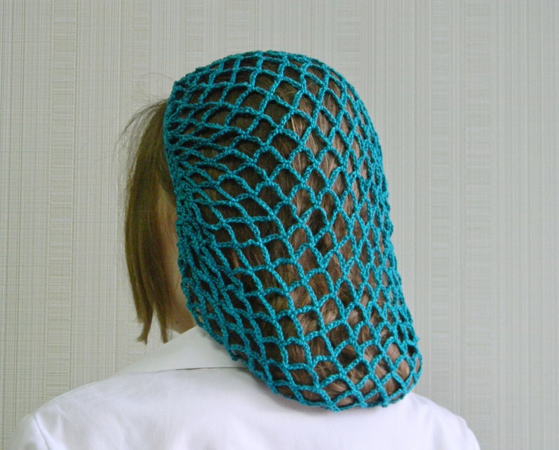 Chocolate Hair Snood for Women Crocheted Hair Net Snood Etsy