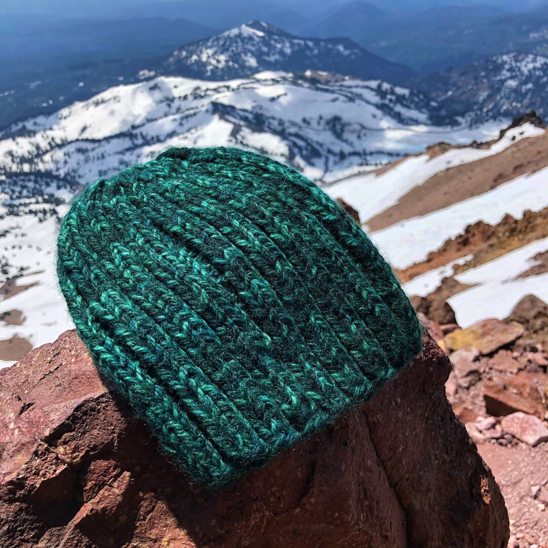 Tonal 2x2 Rib Knit Wool-blend Handknit Beanie - Etsy