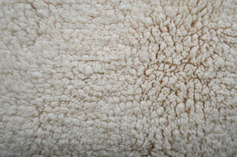 Beni Ourain Rug Handwoven Moroccan Wool Rug 166 cm x 241 cm 5.4 ft x 7.9 ft image 6