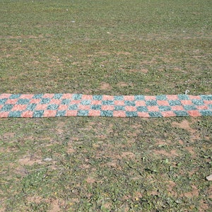 Moroccan Runner rug , Beni Mrirt rug, Premium quality Moroccan rug, Modern artwork, Handwoven large Shaggy rug image 2
