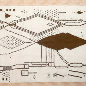 Stunning Morocco rug - Moroccan Berber Carpet - Beni Ourain carpets - Area rug  - Tapi marocain - Beni Ouarain