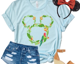 Tiki Room Mickey Head T-Shirt